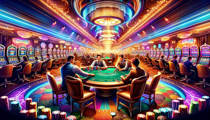 Jackpot Village کھلاڑیوں کے لیے لائیو کیسینو سیکشن